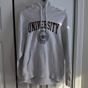 Garage-Like New Gray University Hoodie
